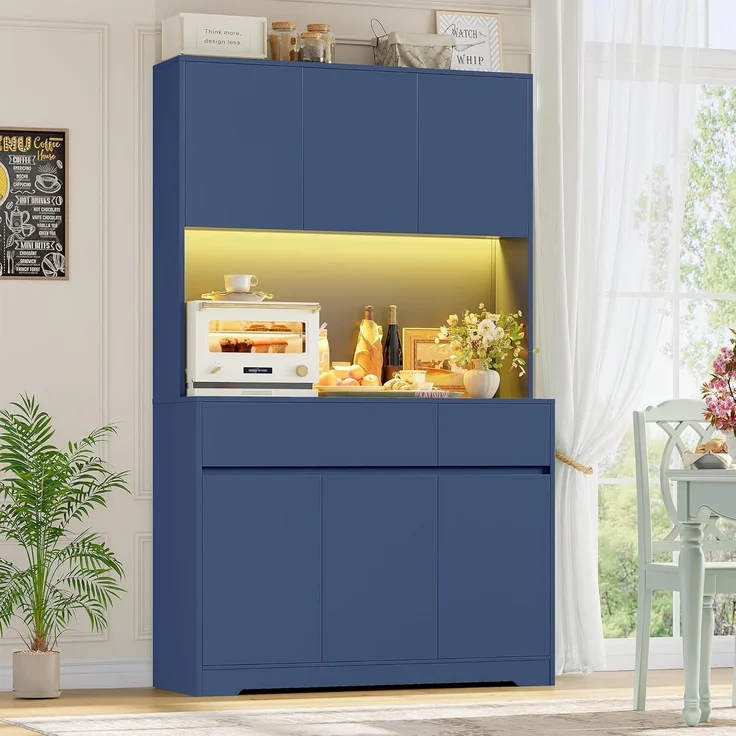 Küchenschrank Buffetschrank Sideboard mit LED und – Bild 9
