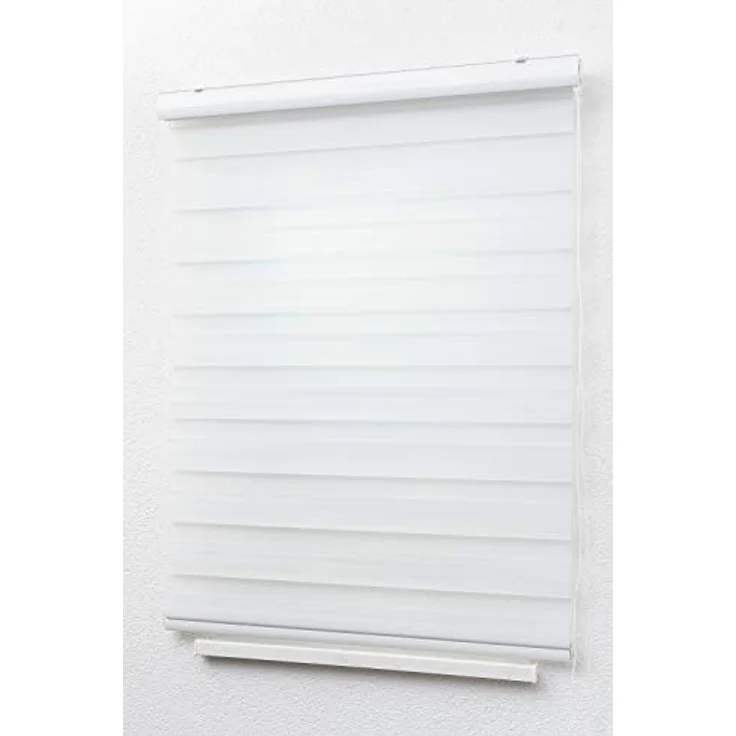 Lysel - Qualitätsdoppelrollo weiß, (B x H) 80cm x 175cm in weiß – Bild 5