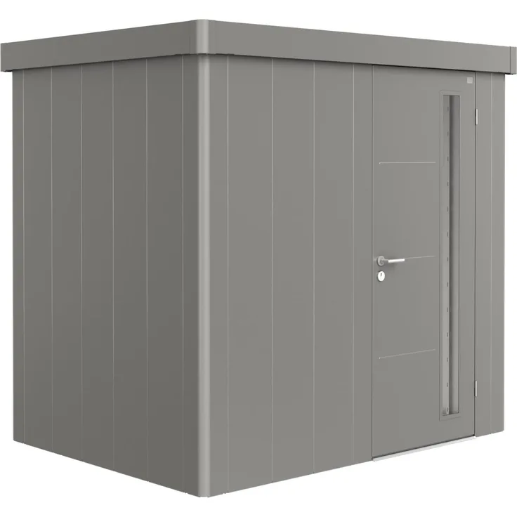 Biohort Gerätehaus Neo, 1B: 236 x 180 x 222 (b x t x h) cm, quarzgrau-metallic
