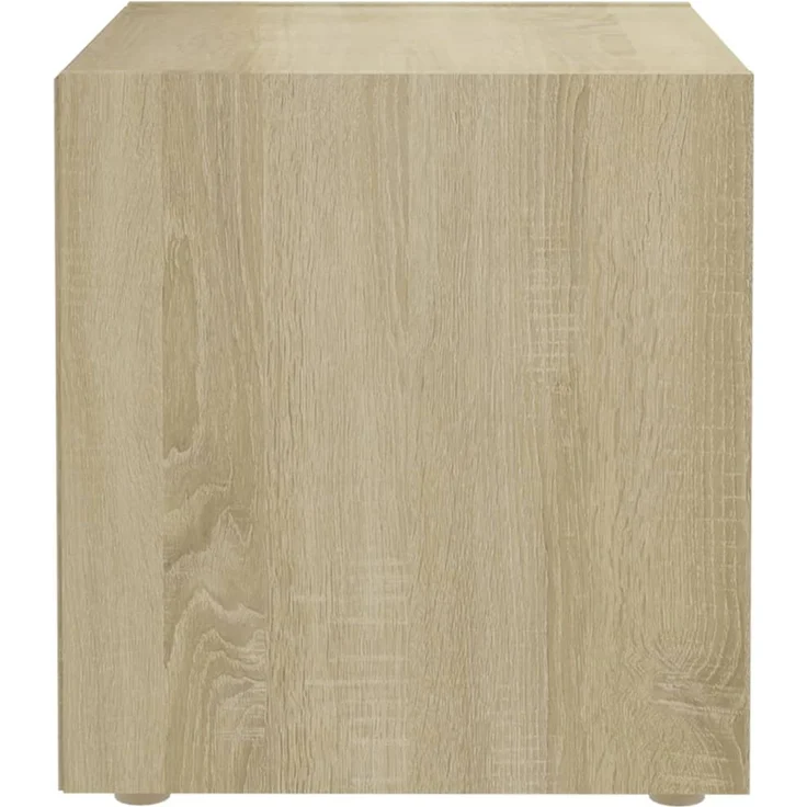 2 pcs TV-Schrank, Lowboard TV Sonoma-Eiche 37x35x37 cm Holzwerkstoff – Bild 4