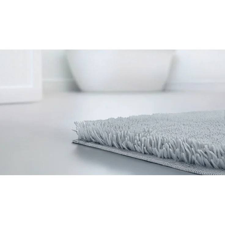 Badematte >MOLENA< in grau, 100% Polyester MAGICSOFT - 100x60x2,8cm (LxBxH) – Bild 4