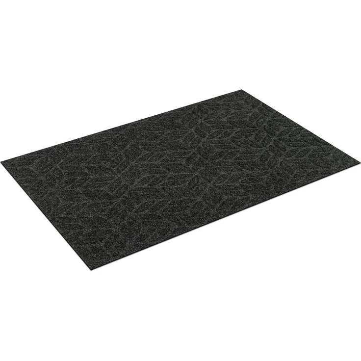 wash+dry by Kleen-Tex Teppich DUNE Leaves Dark Grey, rechteckig, Höhe: 8 mm – Bild 5
