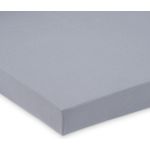 FabiMax BIO Jersey Spannbettlaken für Beistellbett und Wiege, 90 x 55 cm, grau