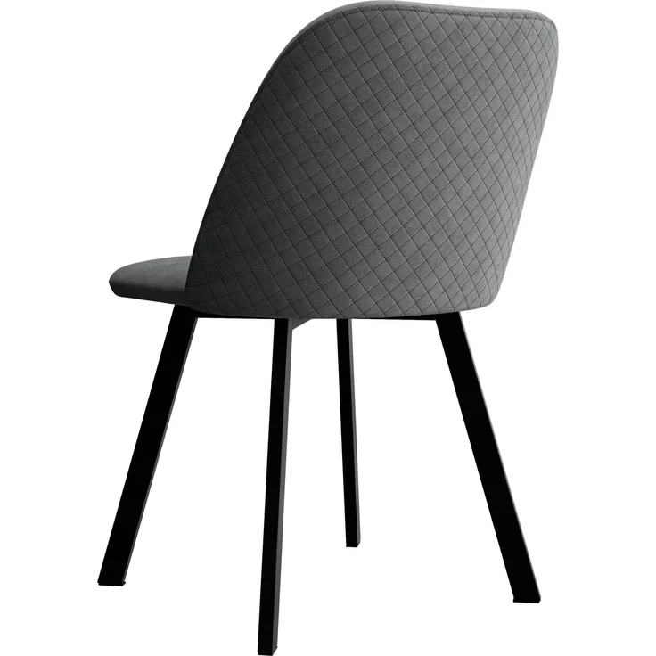 Mirjan24 Polsterstuhl K109 (Farbe: Uttario Velvet 2970 + Uttario Velvet U03 2970), 80 x 58 x 47 cm – Bild 3