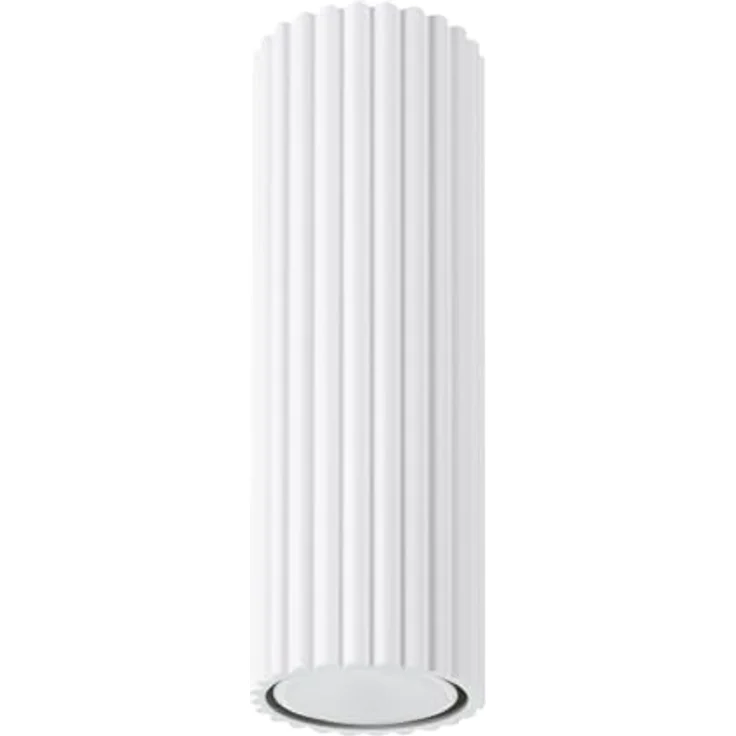 SOLLUX lighting Deckenlampe Aluminium 1-flammig, kompakt 6,5 x 6,5 x 20 cm, Karbon Weiß, IP20, kompatibel mit GU10 LED-Leuchtmitteln bis 10 W – Bild 1