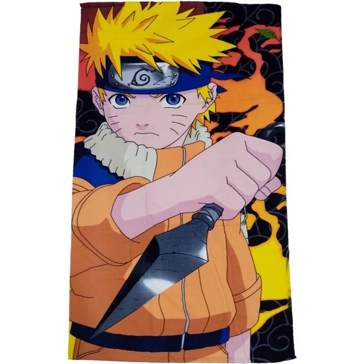 Naruto Badehandtuch aus 100% Baumwolle Strandtuch 70x140 cm – Bild 1