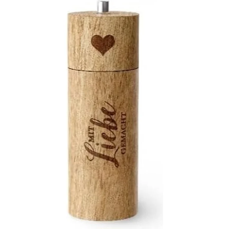 Pfeffermühle Gewürzmühle Holz mit Motiv Auswahl La Vida Mit Liebe gemacht 314832 – Bild 2