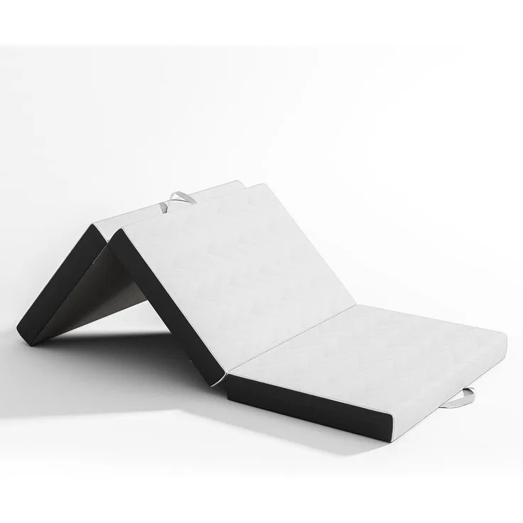 Vesgantti Faltbare Klappmatratze, Gel-Memory-Schaum Faltmatratze Gästebett Klappbar, Reisematratze mit waschbarem Bezug, Camping Klappmatratze Sessel Öko-Tex Zertifiziert (10cm, 135x190 cm)