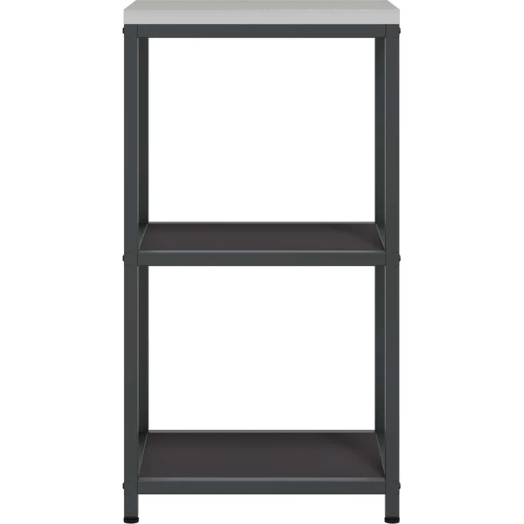 vidaXL Küchenregal HATTEM Schwarz 40 x 50 x 92 cm Stahl 874968 – Bild 8