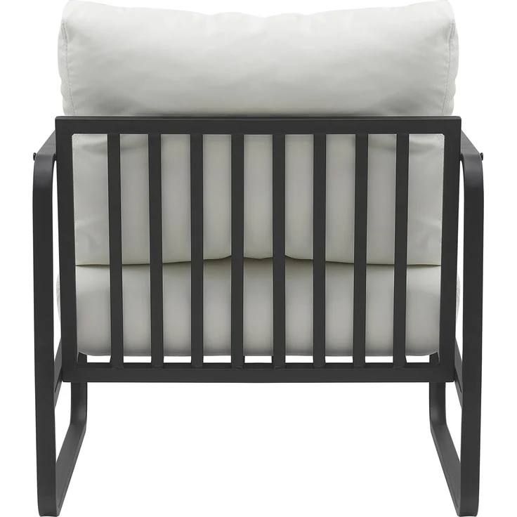 CLP Lounger Manea mit Metallgestell,weiß Kunstleder – Bild 6