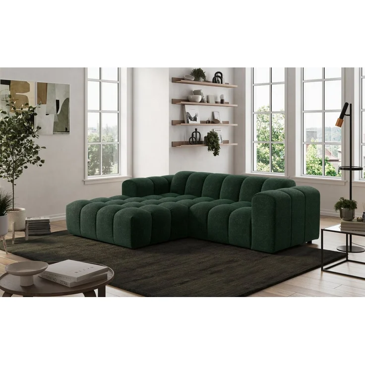 OTTO home Ecksofa Rocco L-Form, B: 248 cm, modernes Bubble-Sofa, großzügiger Sitzkomfort, Wohnlandschaft-Charakter, frei stellbar, modernes Design – Bild 1