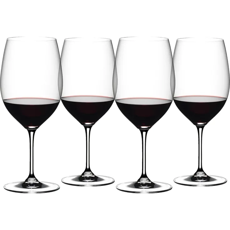 Riedel Vinum Cabernet Sauvignon / Merlot, 4er Set, Rotweinglas, Weinglas, Wein Glas, 610 ml, 6416/0-1