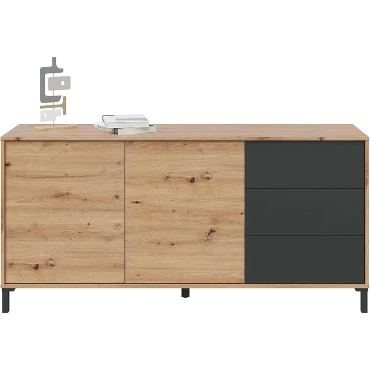 Habitdesign 0 Anrichte, Holz, 154 cm (Ancho) x 74 cm (Alto) x 41 cm (Boden) – Bild 5