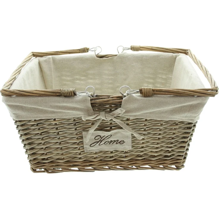 Füllkorb Home Flechtkorb Dekokorb Tischdeko Landhaus Korb Flaschenkorb – Bild 1