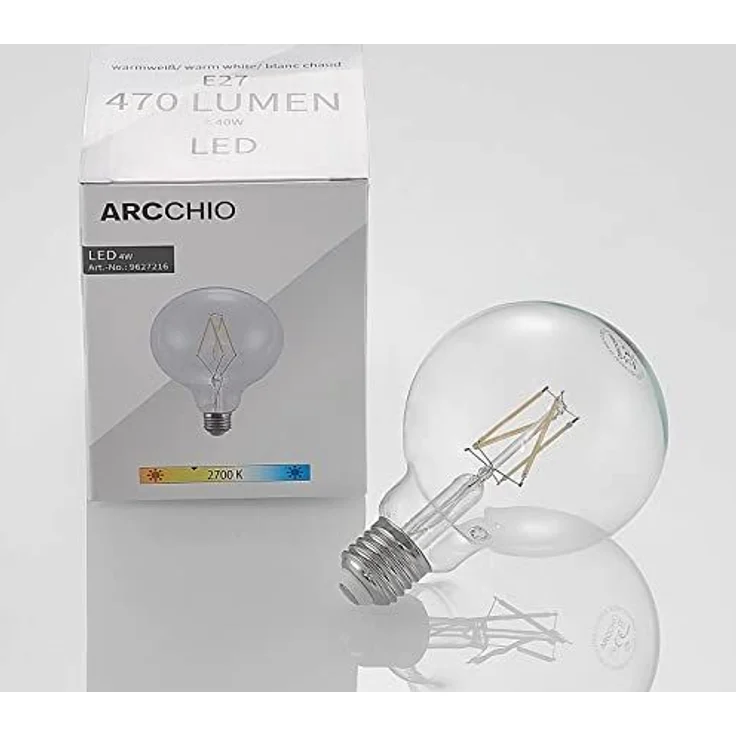 Arcchio LED-Leuchtmittel E27 4W LED, E27, warmweiß – Bild 7