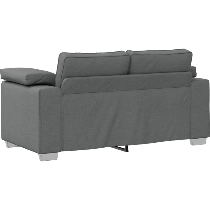 vidaXL Zweisitzer-Sofa Dunkelgrau 160 cm Stoff 4105218 – Bild 4