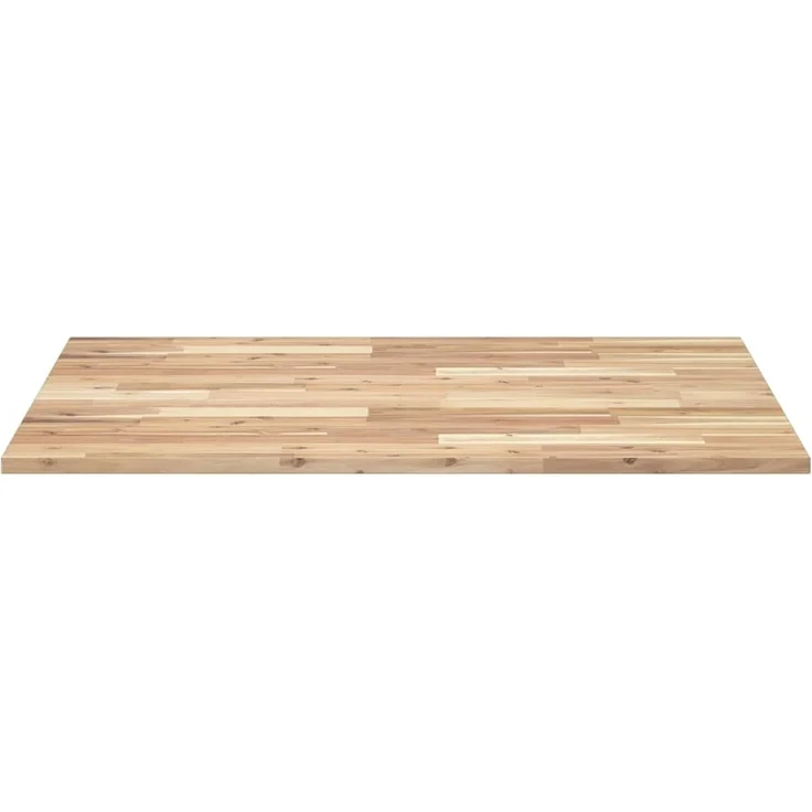vidaXL Tischplatte Rechteckig 100x80x2 cm Massivholz Akazie 4008763 – Bild 3