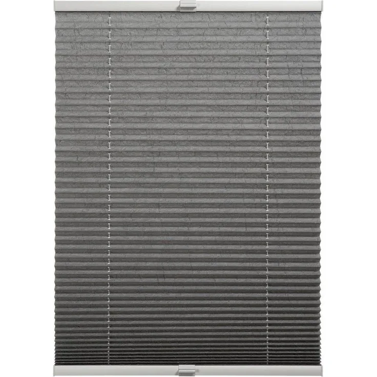 SCHÖNER WOHNEN-Kollektion Plissee Milla, blickdicht, mit Bohren, verspannt, verschraubt, verschraubt, silberne oder weiße Rollo-Technik