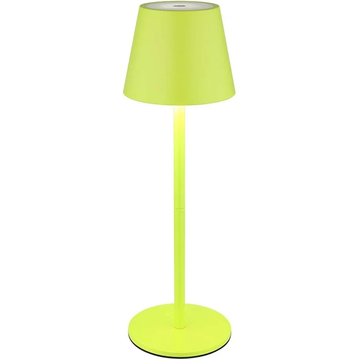 LED Tischleuchte, grün, Akku, CCT, Touchdimmer, Flaschenaufsatz – Bild 10