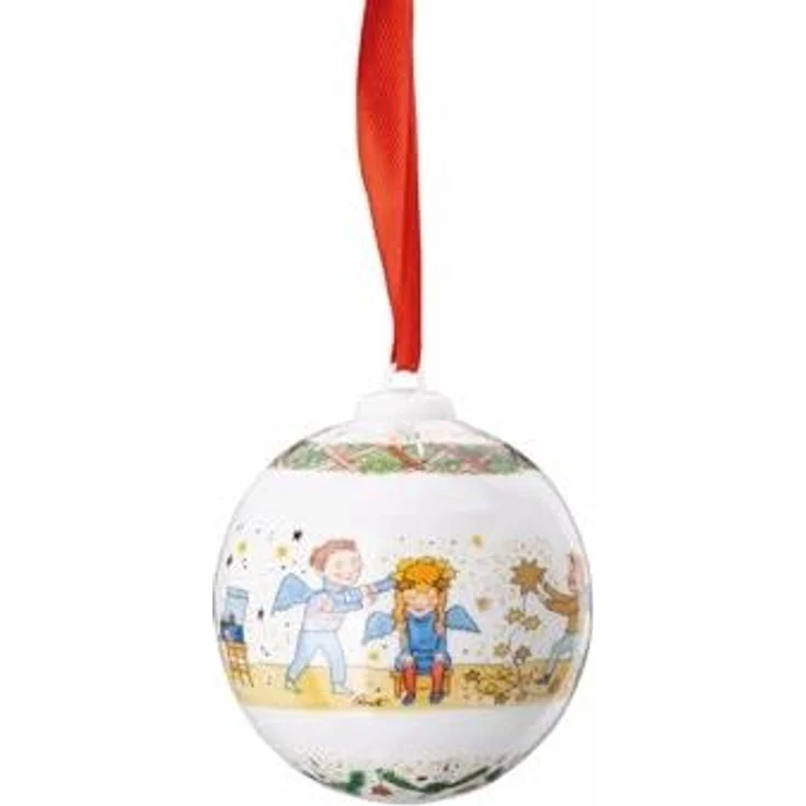 Hutschenreuther Weihnachtsbaumkugel Porzellankugel Weihnachtskugel 2024 – Bild 1