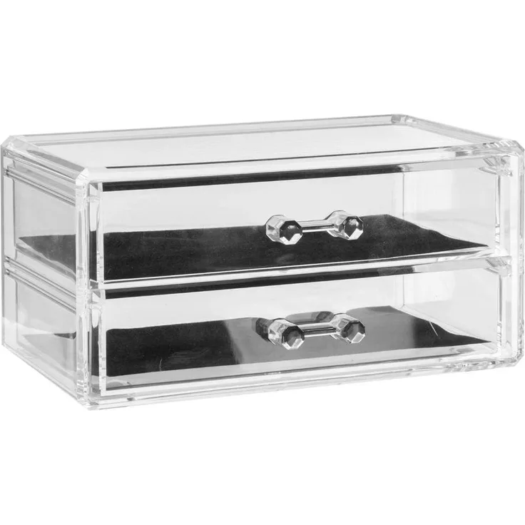5five Simply Smart Schmuckbox Selena mit 2 Schubladen, Schmuckaufbewahrung, Kunststoff, 18. 8x11. 5x9. 2 cm, 155916