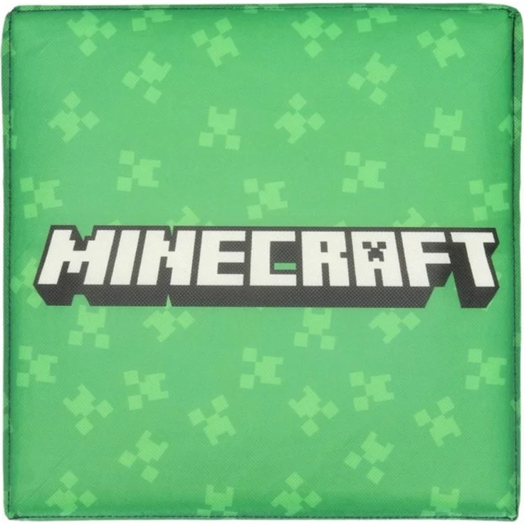 Halantex Sitzhocker Minecraft Sitz Hocker Sitzwürfel Stauraum Aufbewahrungsbox Pixel – Bild 2