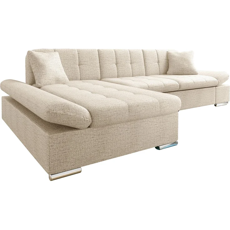 Mirjan24 Ecksofa Montana (Farbe: Donn 05, Seite: Links), 76 x 161 x 278 cm – Bild 1