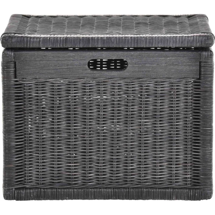 Krines Home Aufbewahrungskorb Hoher Korb mit Deckel Rattan geflochten Regalkorb Aufbewahrungsbox, Mit Inlett – Bild 2