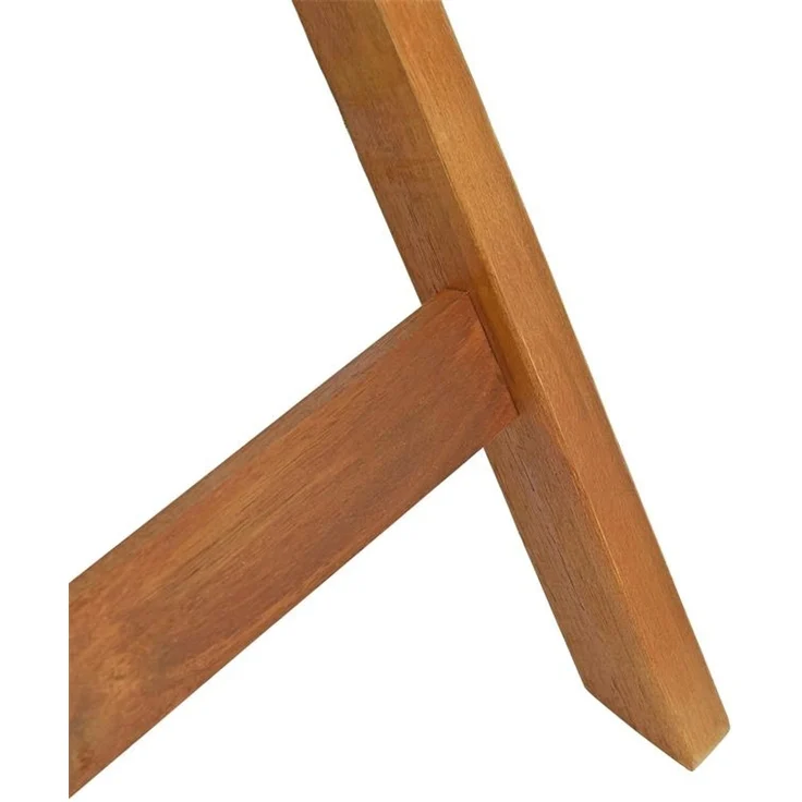 Balkontisch Klapptisch Holztisch Ø 57 cm Rund Gartentisch Tisch Akazie 72,5 cm – Bild 5