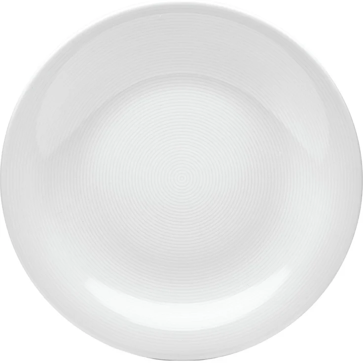 van Well Speiseteller Jive, flacher Teller 25 cm, 6 Stück, (6 St), dezentes Spiraldekor, spülmaschinen-und mikrowellengeeignet – Bild 4