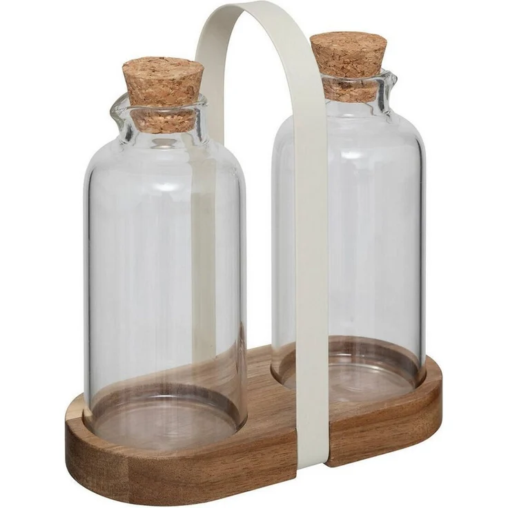5five Simply Smart Gewürzbehälter Öl- und Essigflaschen HARMONY, 2 Karaffen 300 ml, Glas, (einzeln, einzeln) – Bild 1