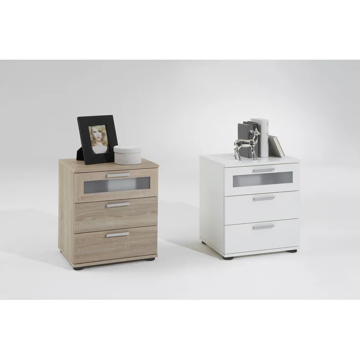 Nachttisch >JACK 2< in Eiche Dekor - 45x53,5x38cm (BxHxT) – Bild 6