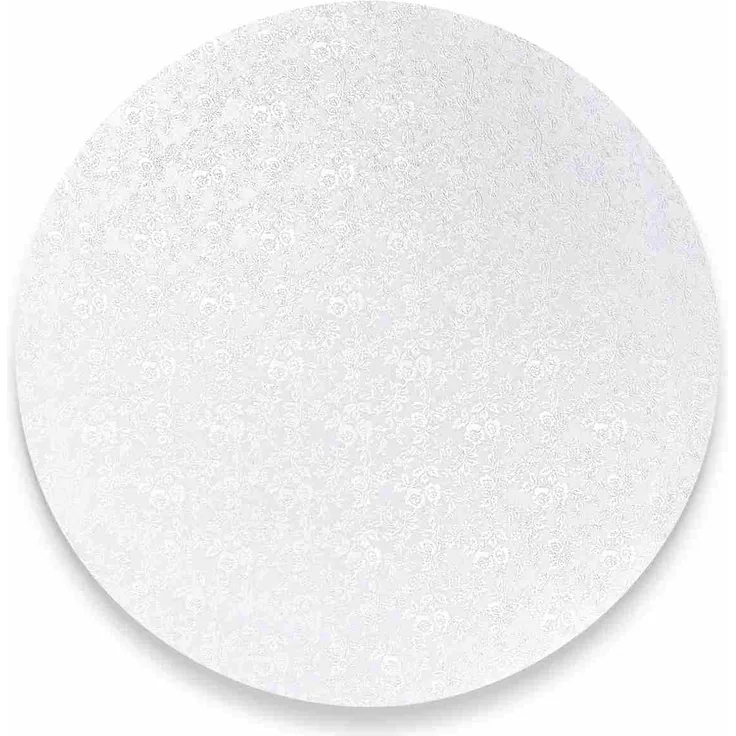 Städter Kuchenplatte Rund, Tortenplatte, Kuchenteller, Kuchen Platte, Pappe, Weiß, Ø 30 cm, 901339