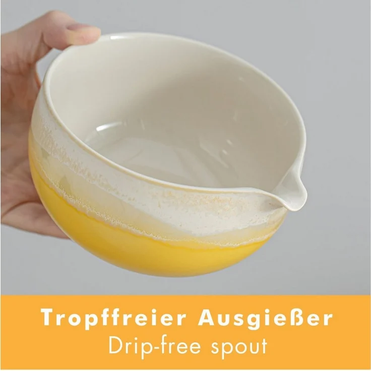 Goodwei Teeservice Matcha Latte Set Fuji Yellow (4-tlg), 1 Personen, Keramik, handgearbeitet – Bild 2