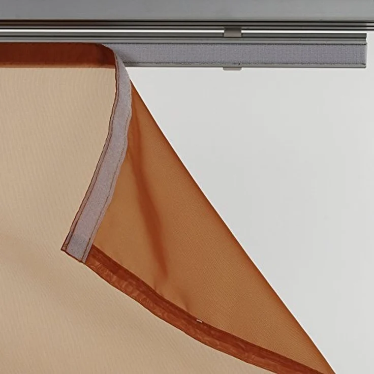 Liedeco Schiebegardine (1 St), Klettband, transparent, HxB: 245x60, ohne Paneelwagen – Bild 3