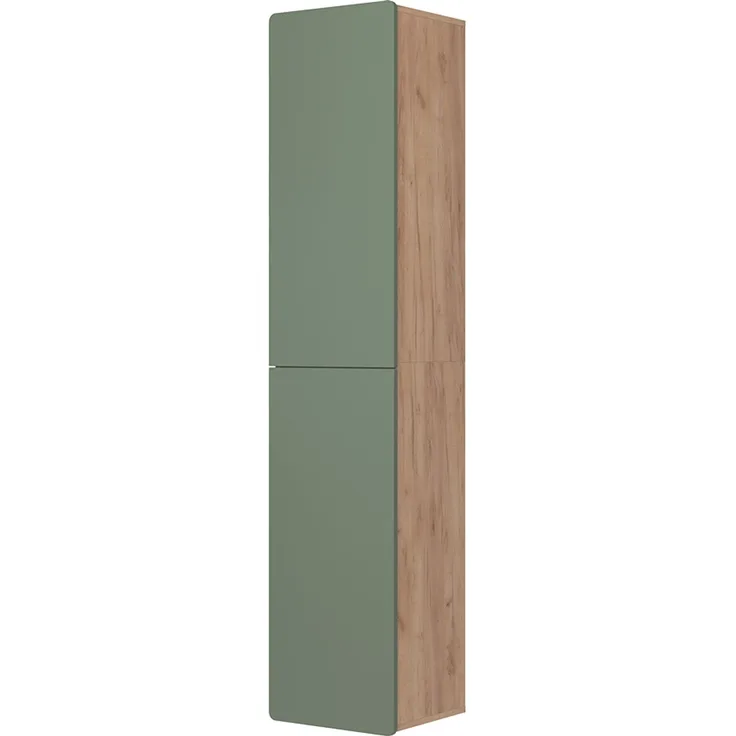 Hochschrank Izan Grün/Goldkraft Eiche 36.6 x 171.6 cm Vicco