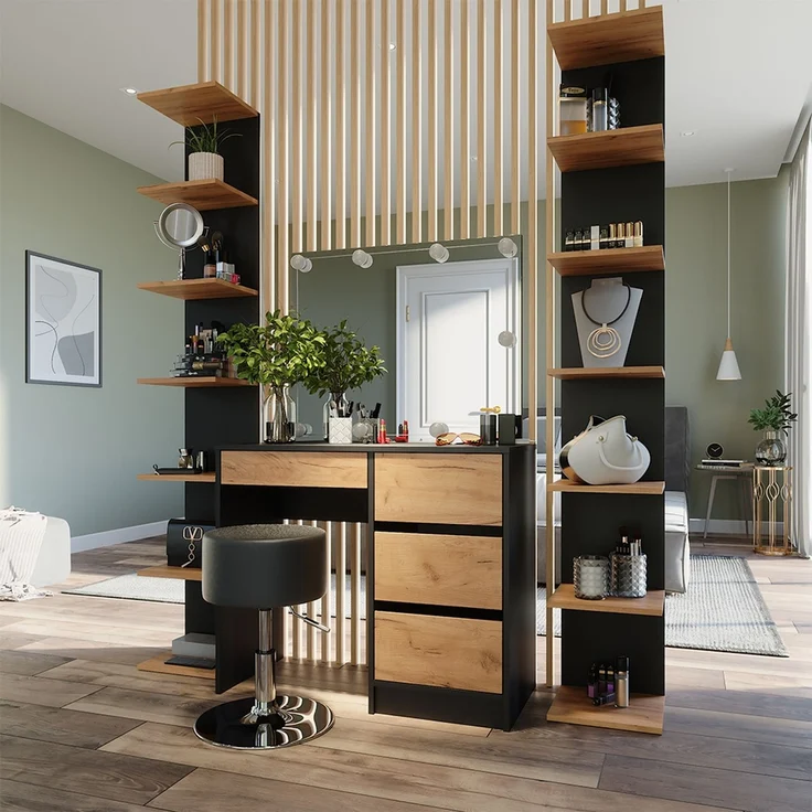 Wandregal Paolo Anthrazit 30 x 190 cm 2er Set Vicco – Bild 4