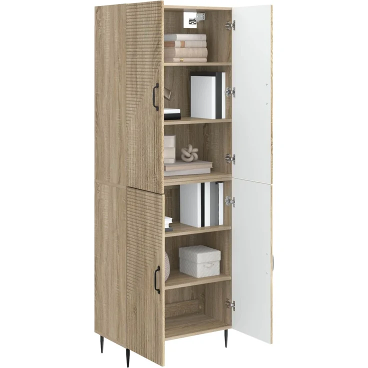 vidaXL Schrankset 2 pcs 66 x 34,5 x 89,5 cm Holzwerkstoff 3416621 – Bild 2