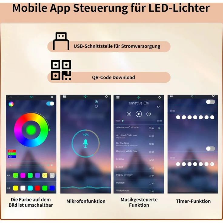 Hochschrank 145x39x171 cm in Walnuss mit LED, Glasschiebetüren und höhenverstellbaren Böden – Bild 9
