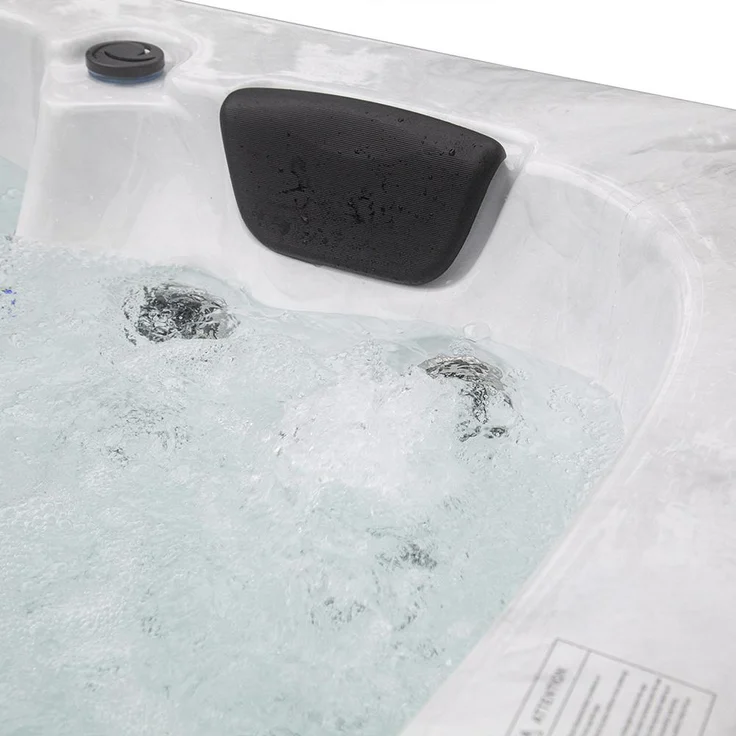 HOME DELUXE Outdoor-Whirlpool 'White Marble Pure', 210 x 160 cm, für 3 Personen – Bild 6