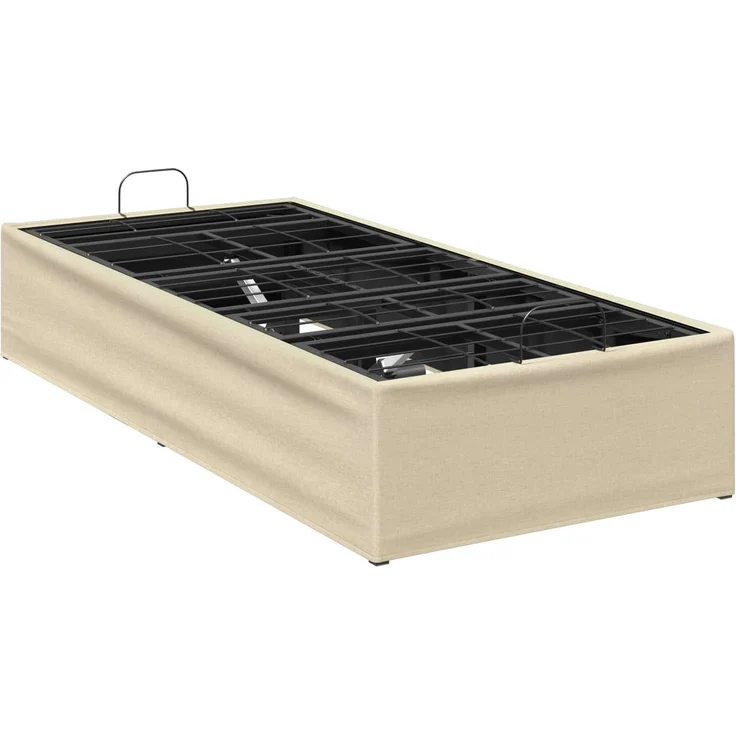 vidaXL Elektrisch verstellbares Bettgestell Creme 200 x 100 x 33,5 cm 42037310 – Bild 5