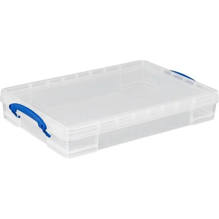Really Useful Box Aufbewahrungsbox 10l 520x340x85mm PP transparent – Bild 3