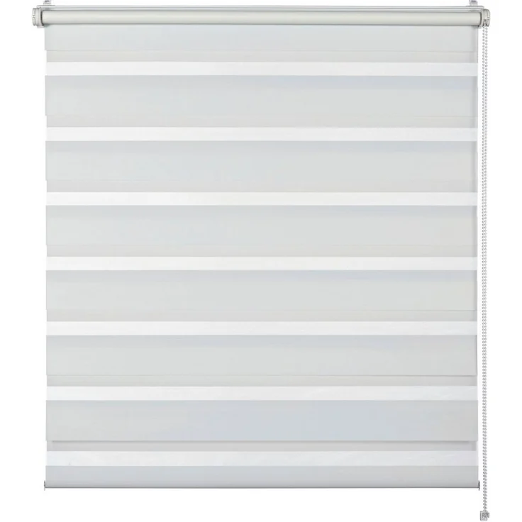 Doppelrollo Tilda, SCHÖNER WOHNEN-Kollektion, transparent, mit Bohren/ohne Bohren, freihängend, Klemmfix, geklemmt, silberne oder weiße Rollo-Technik – Bild 5