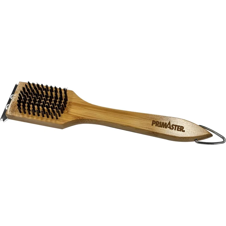 Primaster Grillbürste aus Bambusholz, Braun, 30 cm – Bild 1