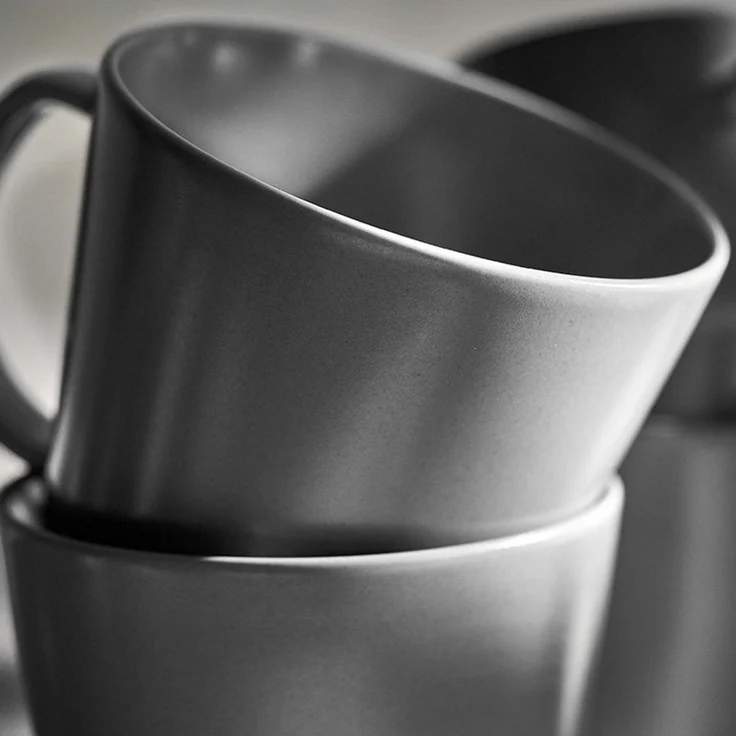 Springlane Geschirr-Set Sweet Scandi, Keramik, in verschiedenen Ausführungen und Sets, 2 Personen, Keramik, 2er-Set Tassen, spülmaschinen-, backofen- & mikrowellengeeignet – Bild 2