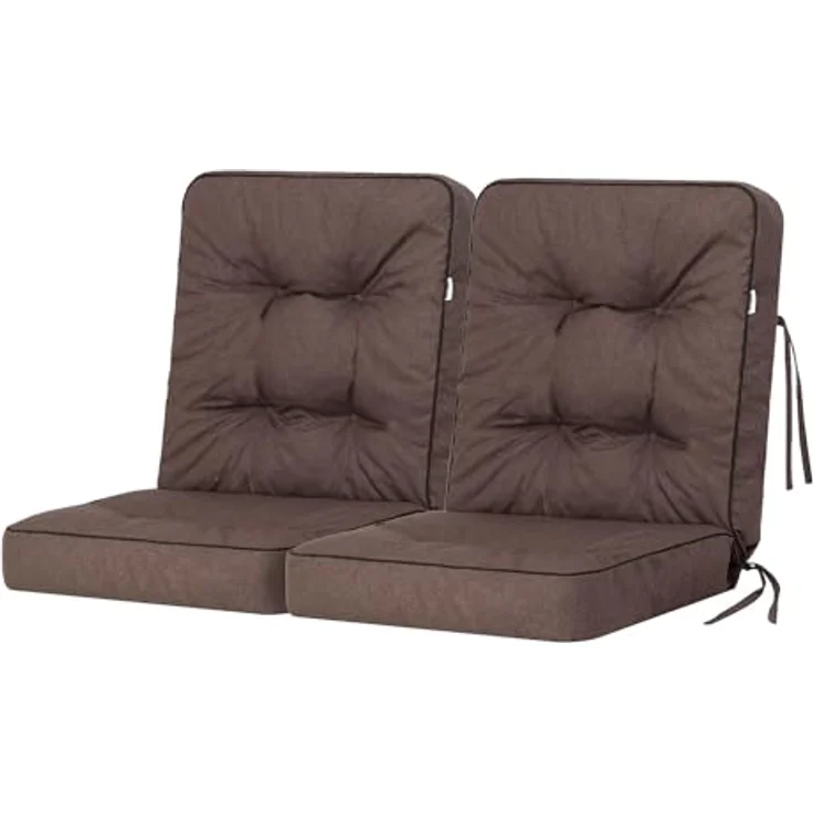 Bjird Bankauflage Venus 50 cm, 60 cm, 100 cm, 120 cm, 150 cm, 180 cm, (2 St), für Gartenbank und Hollywoodschaukel – Bild 2