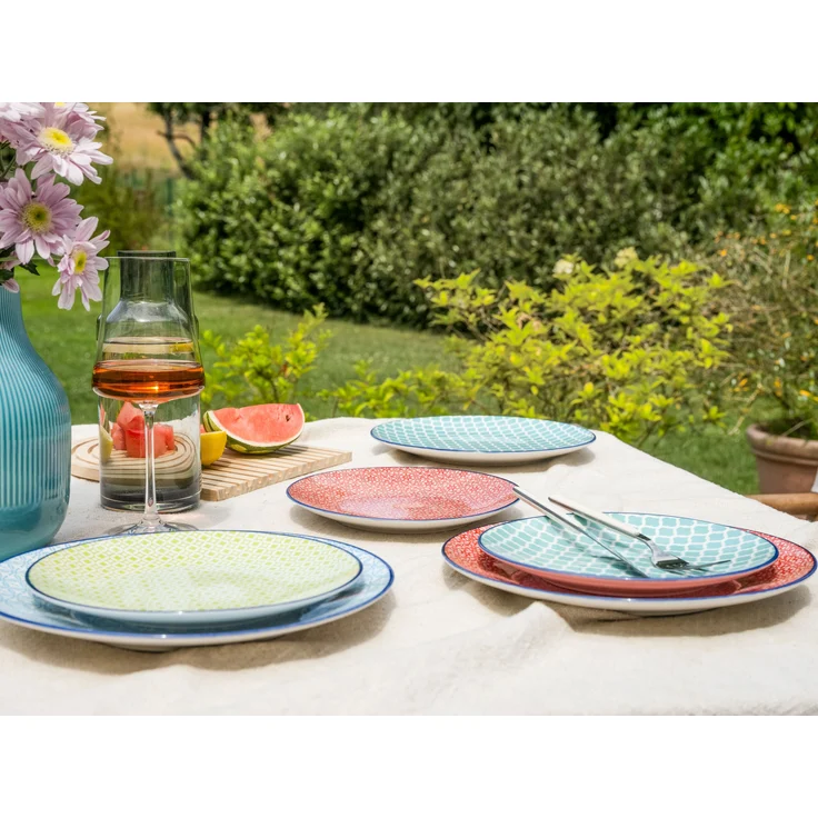 Mediterran Bunt, Tellerset 12-tlg (mo) – Bild 4