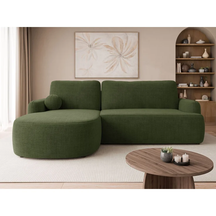 Mirjan24 Ecksofa Loridu (Farbe: Golden 35, Seite: Links), 90 x 174 x 250 cm – Bild 2