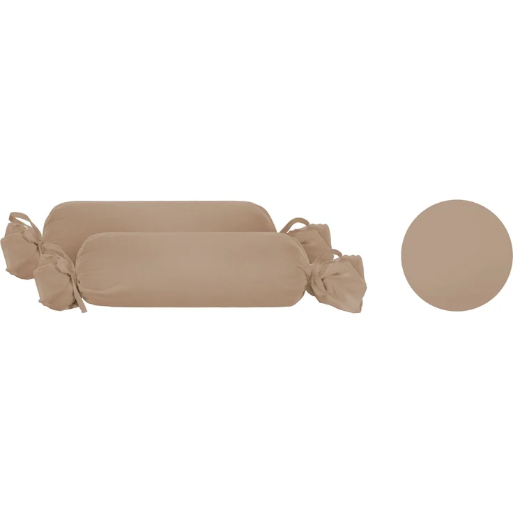 biberna Feinjersey-Kopfkissenbezug, macchiato, 15x40 cm – Bild 5