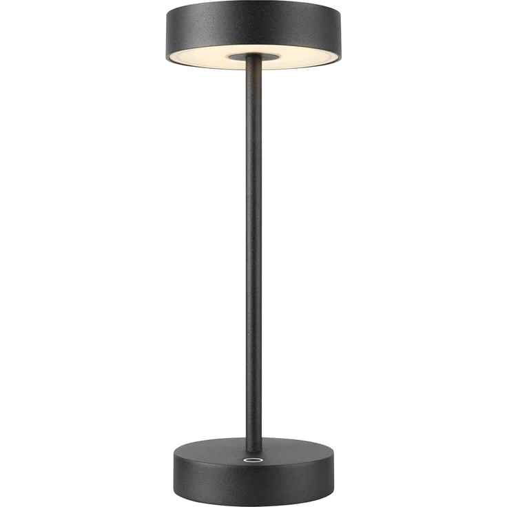 SLV VINOLINA, Tischleuchte, Akku, IP54, 2700/3000K, TOUCH, schwarz - Ambiente- Tisch- und Standleuchten – Bild 1
